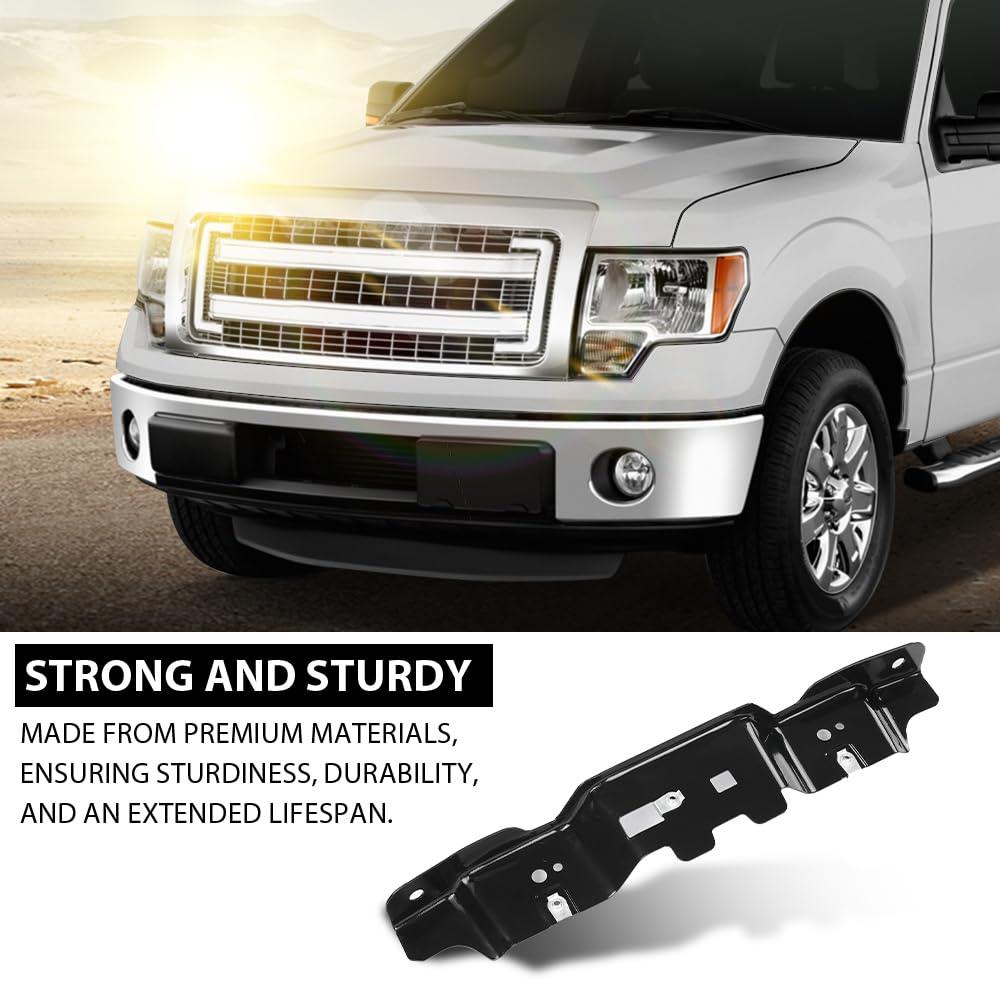 G-PLUS Front Center Bumper Support Bracket, Compatible with Ford F150 2009-2014, 9L3Z17C947A, 9L3Z-17C947-A