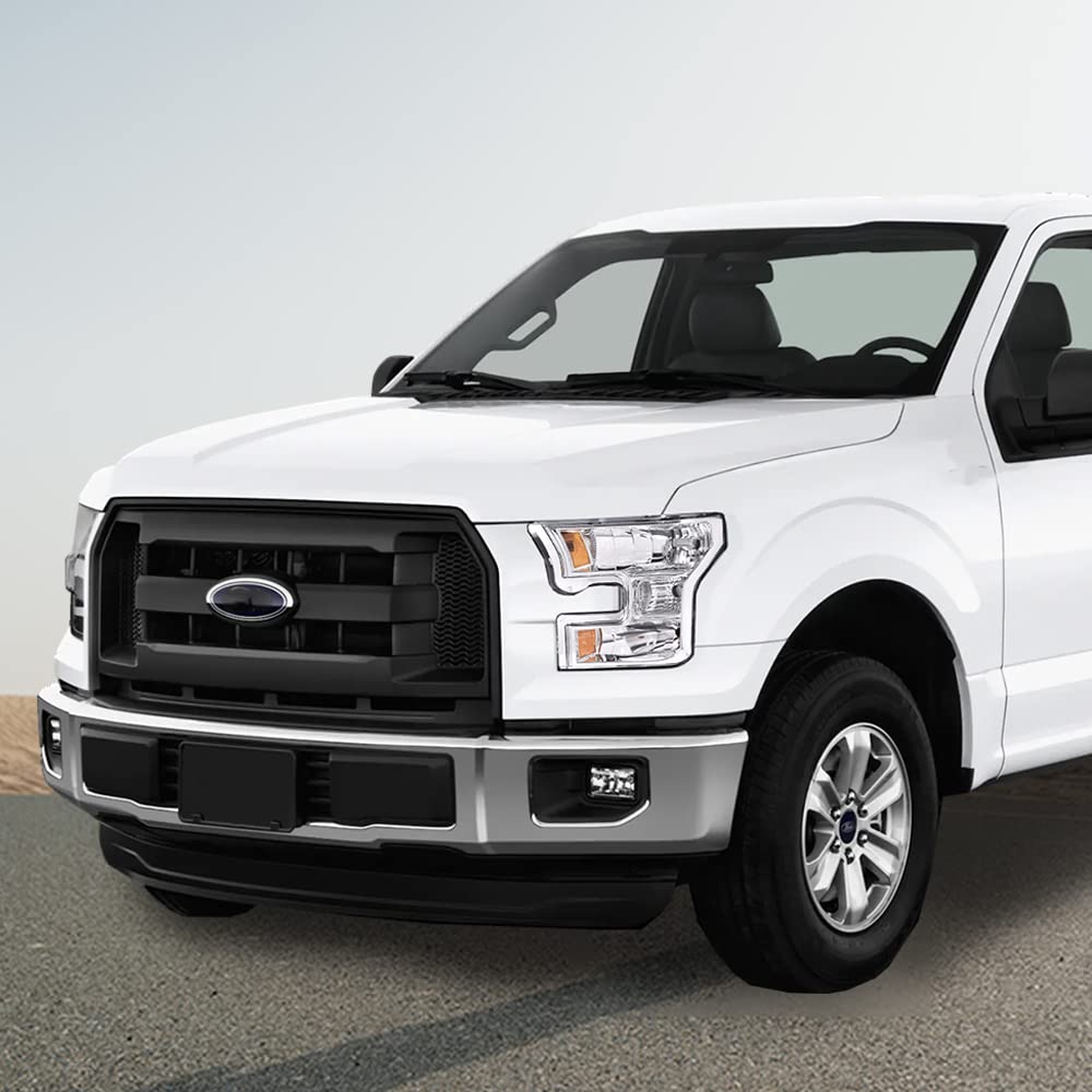 G-PLUS Left Driver Side Headlights Replacement Compatible With 2015-2017 Ford F150 Only (Not Compatible on Models w/ Factory LED Headlights) FL3Z13008B