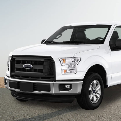 G-PLUS Left Driver Side Headlights Replacement Compatible With 2015-2017 Ford F150 Only (Not Compatible on Models w/ Factory LED Headlights) FL3Z13008B