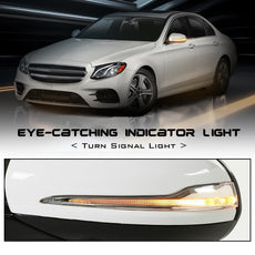G-PLUS Rear View Mirror for Benz E300 W213 2016-2020 Left Blind Spot White Product Features