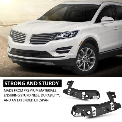 G-PLUS Front Left and Right Bumper Retainer Compatible with Lincoln MKC 2015-2018 FO1043145, FO1042145, EJ7Z17C947A, EJ7Z17C947B