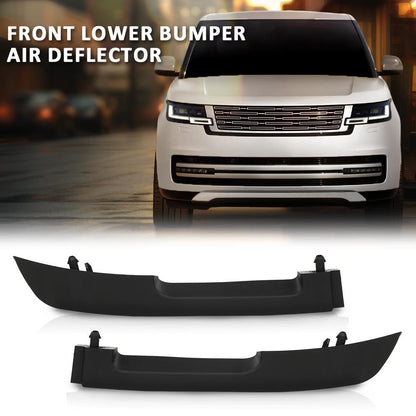 G-PLUS Front Lower Bumper Air Deflector Pair LH RH Side ABS Compatible with Range Rover 2018-2022