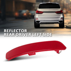 G-PLUS Rear Bumper Reflector for BMW F15 X5 2013-2018 Left Side Red Product Details