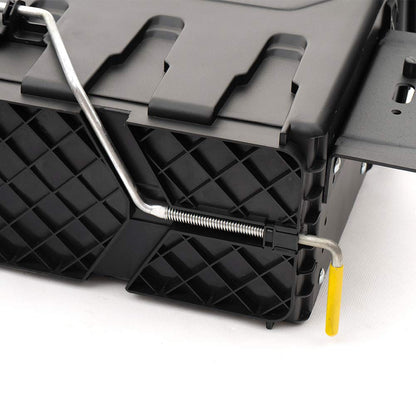 G-PLUS Truck Bed Storage Box Tool Box Left Driver Side Compatible With 2007-2020 Toyota Tundra Black Rear Tool Box
