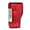 G-PLUS Rear Right Tail Light Assembly w/o Bulbs Fit Ford F250 F350 Super Duty 2017 2018 2019, Right Passenger Side Rear Lamp Assembly, Red Lens Chrome Housing, FO2801256