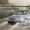 G-PLUS Fog Light Lamps W/Switch Bulbs Bezel Driver & Passenger Pair Compatible with Honda Accord Sedan 2013-2015 Not Fit 2 Door Coupe Models Not Fit Hybrid Models 33900T2AA01, 33950T2AA01 Smoky Lens
