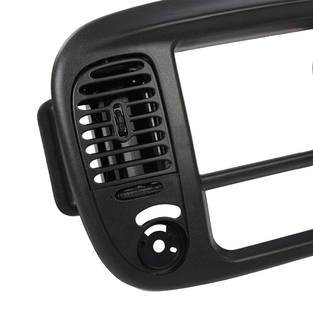 G-PLUS 1Set Center Dash Radio Surround Bezel Trim Panel Compatible with 2000-2003 Ford F150/2000-2002 Ford Expedition Black Dashboard Cover