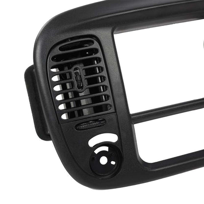 G-PLUS 1Set Center Dash Radio Surround Bezel Trim Panel Compatible with 2000-2003 Ford F150/2000-2002 Ford Expedition Black Dashboard Cover