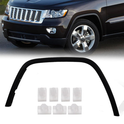 G-PLUS Front Left Driver Side Fender Flare, Compatible with Jeep Grand Cherokee 2011 2012 2013 2014 2015 2016, Wheel Opening Molding Trim