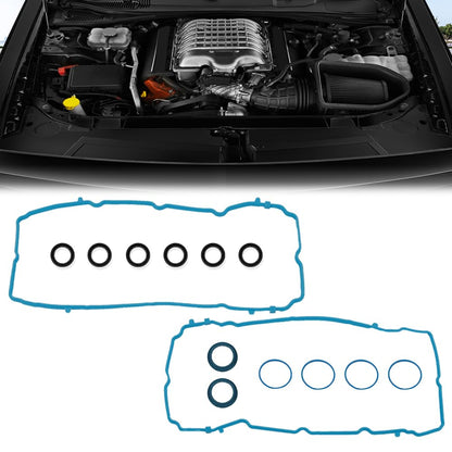G-PLUS Valve Cover Gasket Compatible with 2011-2016 Chrysler 200 300 Town&Country Dodge Challenger Charger/2011-2015 Jeep Grand Cherokee/2012-2016 Jeep Wrangler/2013-2016 Ram