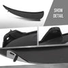 G-PLUS Bumper Face Bar Trim Molding Step Pad Front Driver Left Side Compatible with Benz E350 / E450 4Matic Sedan 2021-2022 2138856306, MB1046183 Black
