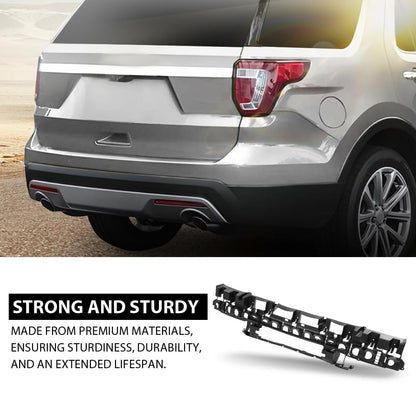 G-plus Rear Bumper Impact Absorber Compatible with Ford Explorer 2016-2017 FB5Z17C882B, FO1170150 Black