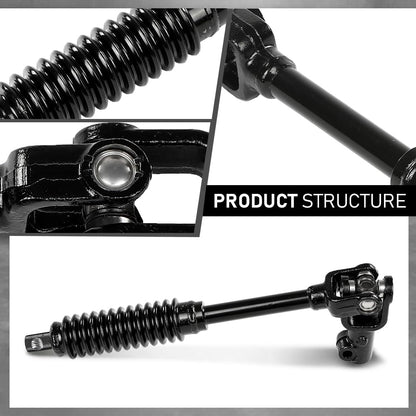 G-PLUS Lower Intermediate Steering Column Shaft Compatible with Toyota Tacoma 4WD 2005-2015 4520304021 Black