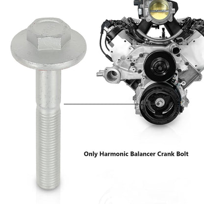 G-PLUS GM LS Harmonic Balancer Crank Bolt Fit for LS1 LS2 LS3 LS6 L99 LM7 LR4 LMG LQ4 LQ9 L96 4.8 5.3 5.7 6.0 6.2 /all gen III and gen IV LS engines except for LS7/LS9 12557840
