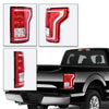 G-PLUS Tail Light Compatible with Ford F150 2015 2016 2017,Right Passenger Side Taillamps Brakelights w/bulb Red FL3Z13405A-PFM FL3Z13404A-PFM FO2800239C FO2801239C Luces TraserasAssembly