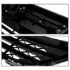 G-PLUS Front Upper Lower Bumper Grille Mesh Grill Cover Guard Compatible with Honda CRV 2007 2008 2009 Black/Chrome Trim