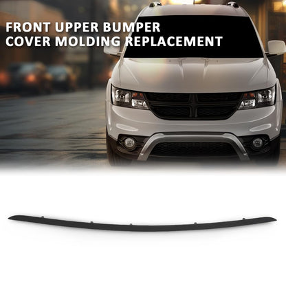 G-PLUS Front Upper Bumper Cover Molding Replacement Compatible with Dodge Journey Crossroad Sport Utility 4-Door 2014-2020 68225714AB, CH1044148