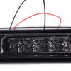 G-PLUS LED Third 3rd Brake Cargo Light Compatible With 1999-2004 Grand Cherokee,Rear Roof Center High Mount Stop Tail Light Replacement (Chrome Housing Smoky Lens)