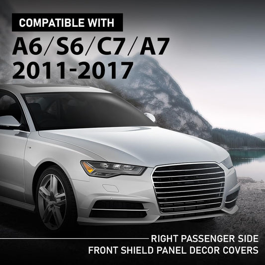 G-PLUS Front Right Underbody Splash Shield Guard Cover, Compatible with Audi A6 S6 A7 2011-2017/ A6 Allroad 2013-2017, 4G0825202A
