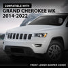G-PLUS Front Lower Bumper Cover, Compatible with Jeep Grand Cherokee 2014-2022, 68262001AA