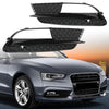 G-PLUS Front Bumper Lower Fog Light Grille Cover Grill Panel Pair Compatible with Audi A5 2012-2016/Fits Audi A5 Quattro 2012-2016/ Not fit for S5/ RS5/ A5 S-Line