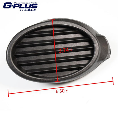 G-PLUS Front Bumper Fog Light Lens Hole Covers Grille Insert Pair 2012-2014 Focus