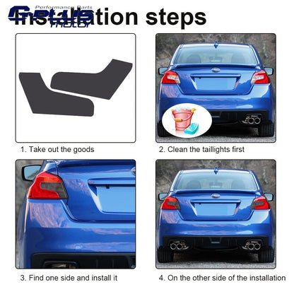 G-PLUS Sedan Tail Light Tint Film Precut US Compatible with Subaru WRX/WRX STI 2015-2020 New