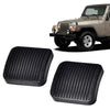 G-PLUS 2PCS Brake and Clutch Pedal Pad Kit 2pcs Compatible with 1987-2006 Jeep Wrangler TJ LJ,Fit 1987-2001 Jeep Cherokee XJ 20780 Black
