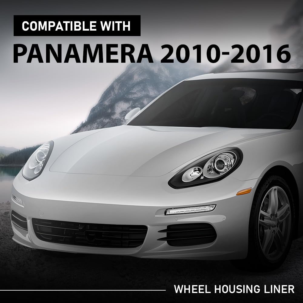 G-PLUS Wheel Housing Fender Liner Left Front Compatible with Porsche Panamera 2010-2016 97050412323