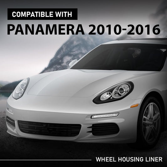 G-PLUS Wheel Housing Fender Liner Left Front Compatible with Porsche Panamera 2010-2016 97050412323