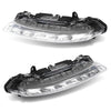 G-PLUS LED Pair Fog Lights DRL Daytime Running Lamps, Compatible with W204 X204 W216 W218 W221 W251 2008-2014, LH Driver & RH Right Side 2PCS, 2218201756, 2218201856