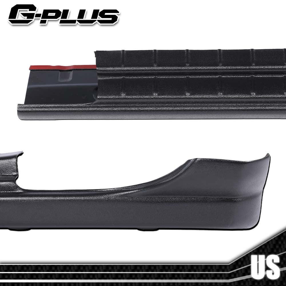 G-PLUS Rocker Panel Black Compatible with Chevy Silverado 1500 Crew Cab 2014 2015 2016 2017 2018 Rocker Panel Protector Guard Covers