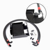 G-PLUS 25 Row Aluminum Engine Transmission Oil Cooler Kit Upgrade Compatible With BMW 3 SERIES 335I E90 E92 N54 Black