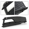 G-PLUS Front Bumper Fog Light Grilles Cover Trim Honeycomb Black with Black Ring Compatible with Audi A5 S-line/S5 2013-2017/Only Fit for S-Line Bumpers, NOT for Standard Bumpers 8T0807681M 8T0807682M