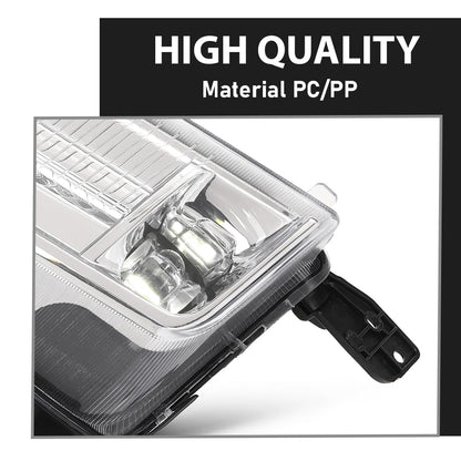 G-PLUS LED Fog Light Driving Lamp Right Side Clear Compatible with Ford Edge 2019-2024 PKT4B-15B242-AD, PKT4B15B242AD