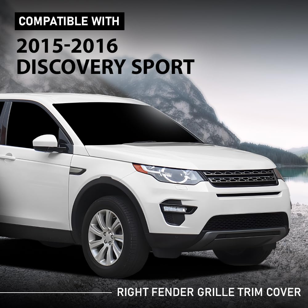 G-PLUS Right Fender Grille Trim Cover Compatible with Discovery Sport 2015-2016 LR058534