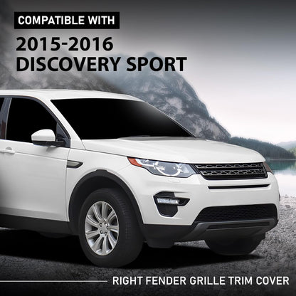 G-PLUS Right Fender Grille Trim Cover Compatible with Discovery Sport 2015-2016 LR058534