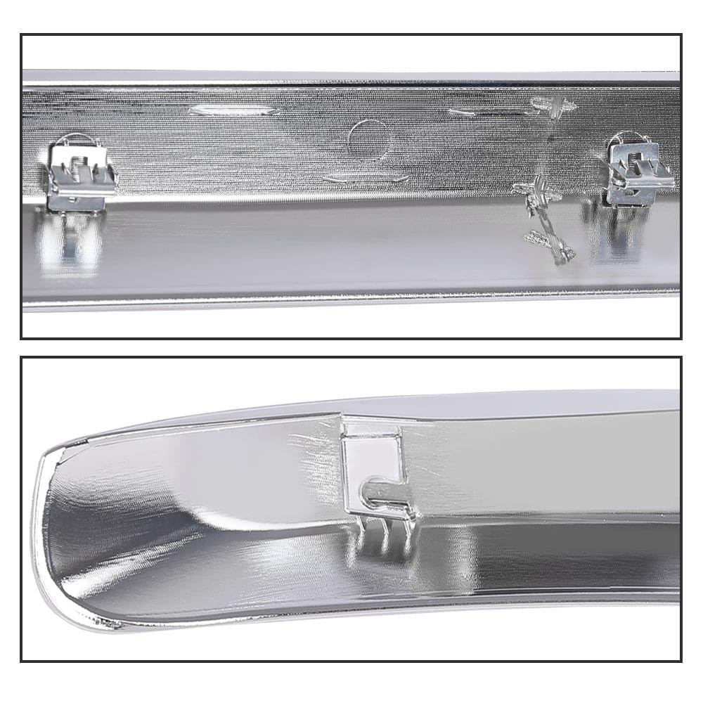 G-PLUS Hood Molding Trim Moulding Chrome Compatible with Chevy Silverado 2500 HD 3500 HD 2011 2012 2013 2014 20963700, GM1235124 Grille Inserts