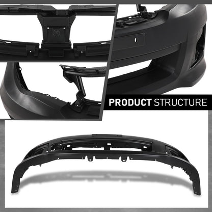 G-PLUS Front Bumper Cover Compatible with Impreza 2011-2014 (Submodel: WRX, WRX Limited, WRX Premium, WRX STI, WRX STI Limited), 57704FG113, SU1000167, Primed Black