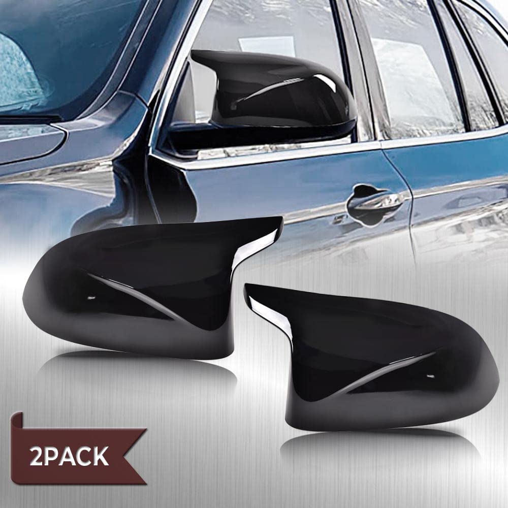 G-PLUS Rearview Mirror Cover Cap & Frame Compatible With Bmw X3 X4 X5 X6 X7 Series G01 G02 G05,Front Left Right Side 4PCS