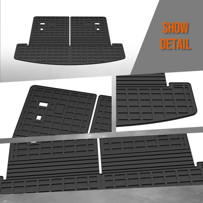 G-PLUS TPE Floor Mats Fit Hyundai Santa Fe 2024-2025 Truck Accessories Cargo Liners All Weather Protection 1PCs Black Alfombras para Carro