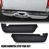 G-PLUS 2PCS Rear Bumper Step Pad Compatible with Ford F250 F350 F450 F550 Super Duty 1999-2007 Left & Right F81Z17B807AB, FO1191114, F81Z17B807AA, FO1191113
