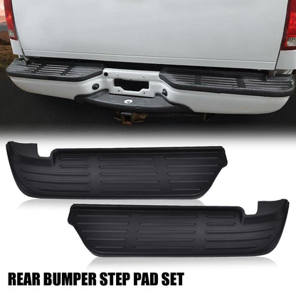 G-PLUS 2PCS Rear Bumper Step Pad Compatible with Ford F250 F350 F450 F550 Super Duty 1999-2007 Left & Right F81Z17B807AB, FO1191114, F81Z17B807AA, FO1191113