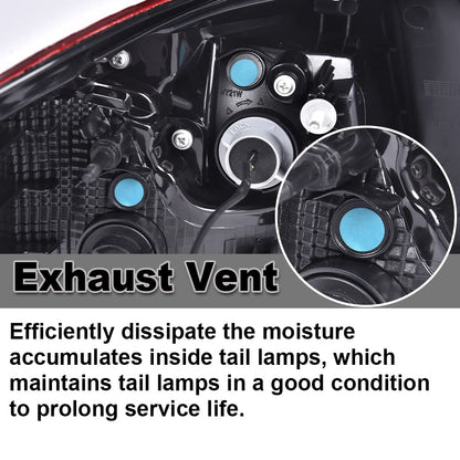 G-PLUS Tail Light w/Bulbs & Wiring Harness Red Lens Fit Chevy Cruze LS LT LTZ Premier 4-Door Sedan 2016 2017 2018 2019 Rear Brake Lamp Chrome Housing Right Passenger Side Luces TraserasAssembly