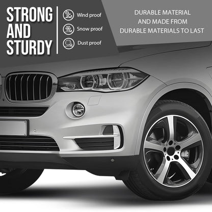 G-PLUS Bumper Trim Silver Compatible with BMW X5 2014–2018 Fits xDrive40e 2016–2018 (Excluding M Sport Package) Standard Edition Front Bumper Trim Strips 51117303114 51117303113