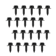 G-PLUS Splash Shield Firewall Screws 20PCS for Most Models Black