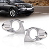G-PLUS Fog Light Lamp Bezel Compatible with 2013-2015 RX350/RX450h Base Model Left Driver Right Passenger Side Fog Light Trim Bezel Bumper 814810E110 814820E110 LX1038105 LX1039105