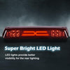 G-PLUS Third 3rd Type X Brake Light Reverse Light Red Compatible with 2004-2008 Ford F150/Lobo Center High Mount Stop Light Third Brake Tail Cargo Light 7L3Z13A613B Red Lens Chrome Housing