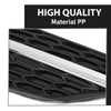 G-PLUS Front Grille Grill, Compatible with Toyota RAV4 2009-2012, TO1200315, 531010R010 Glossy Black