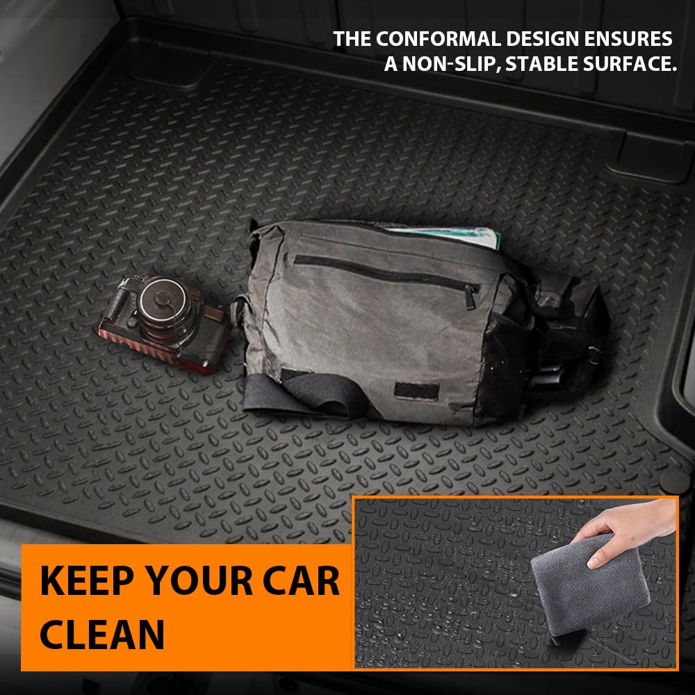 G-PLUS TPE Floor Mats Fit Toyota 4Runner 2003-2009 1 PCS Black